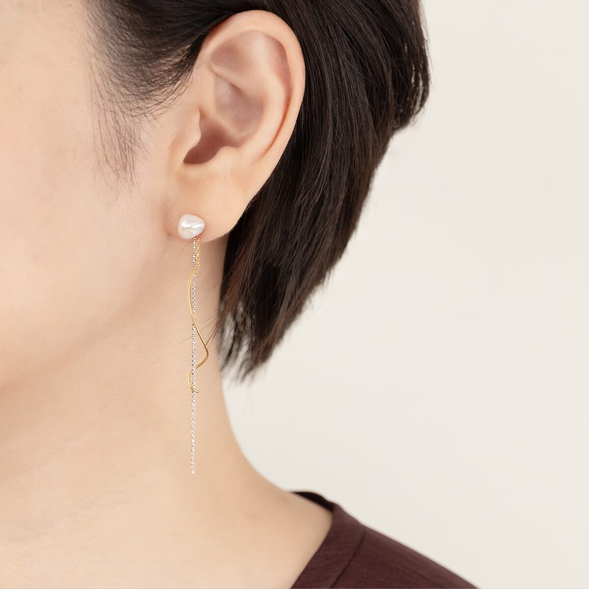 「Perlina -ペルリーナ-」ピアス（使用イメージ2）