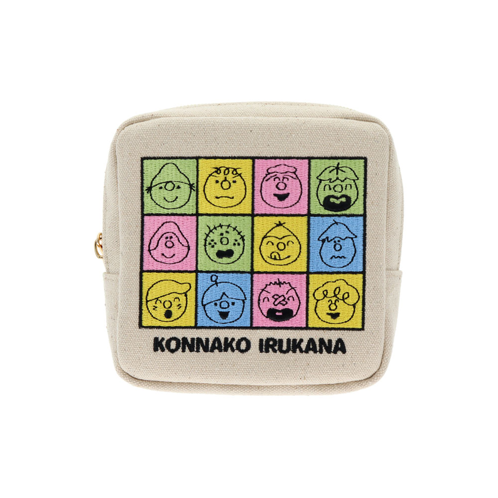 スクエアポーチ フェイス