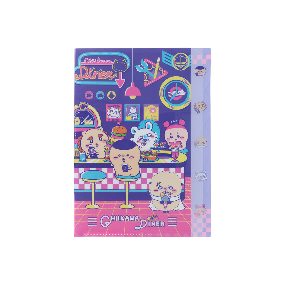 ダイカットクリアファイル5P ディナー