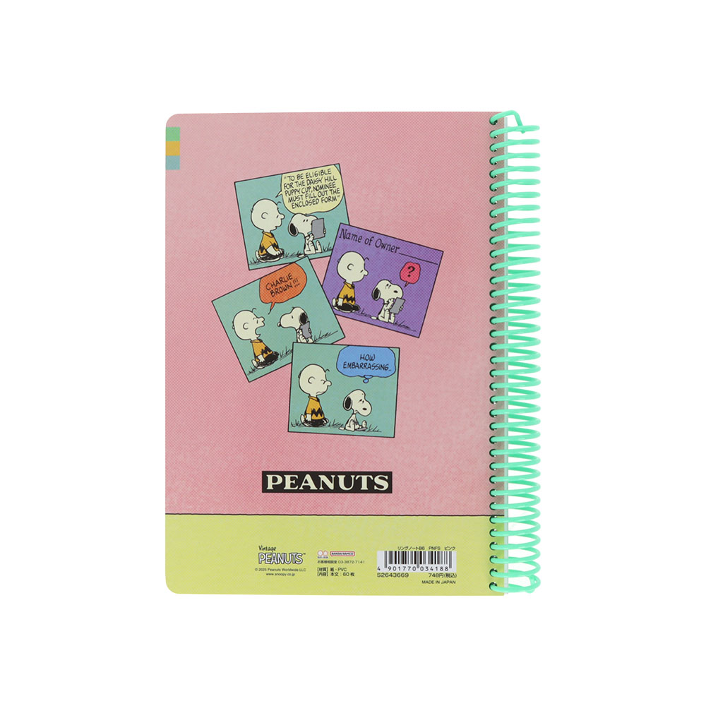 リングノートB6 ピンク02