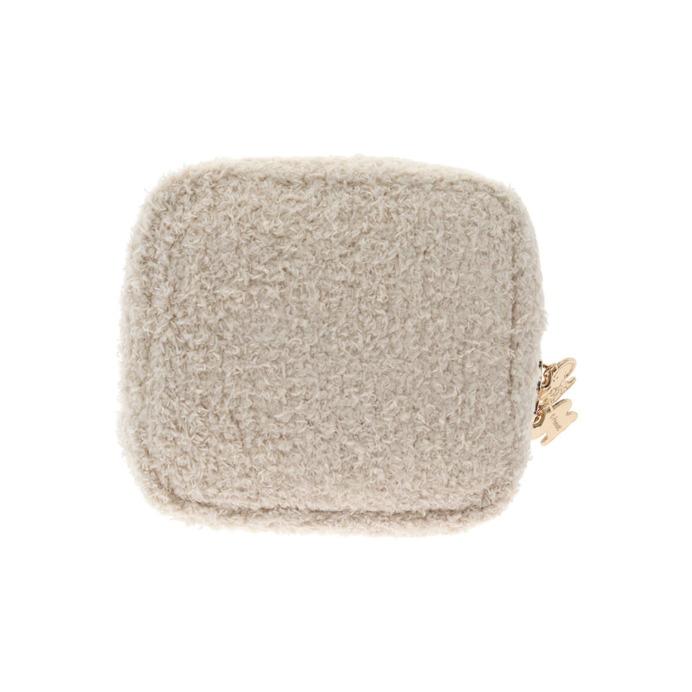 スクエアポーチ ベージュ02