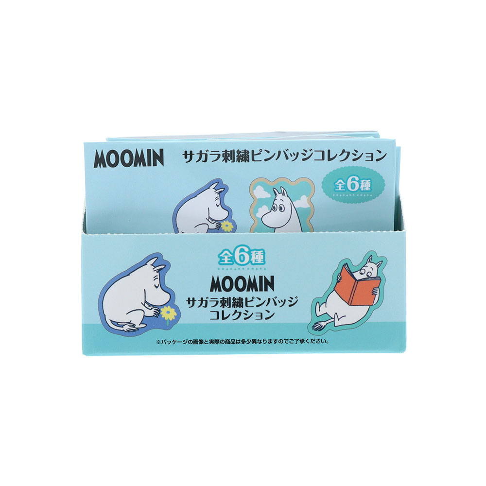 サガラ刺繍ピンバッジ ムーミン