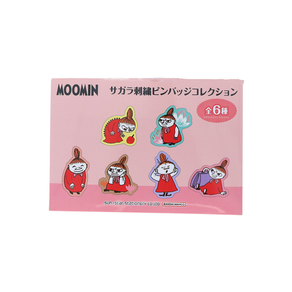 サガラ刺繍ピンバッジ リトルミイ(パッケージ)