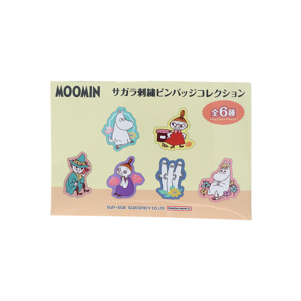 サガラ刺繍ピンバッジ なかま(パッケージ)