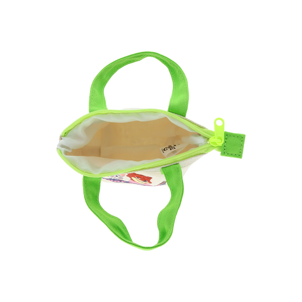 カラビナ付きミニバッグポーチ　ニック＆ジュディ（開口）