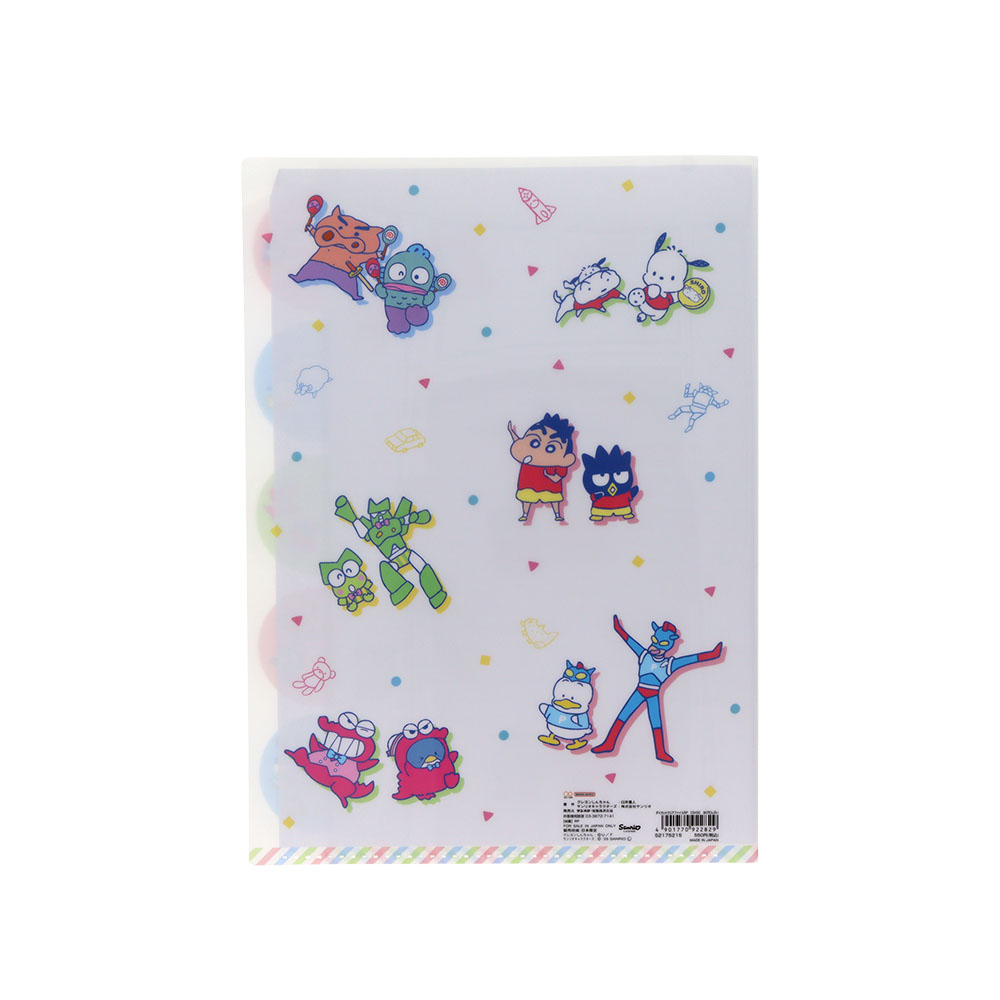 ダイカットクリアファイル 5P はぴだんぶい02