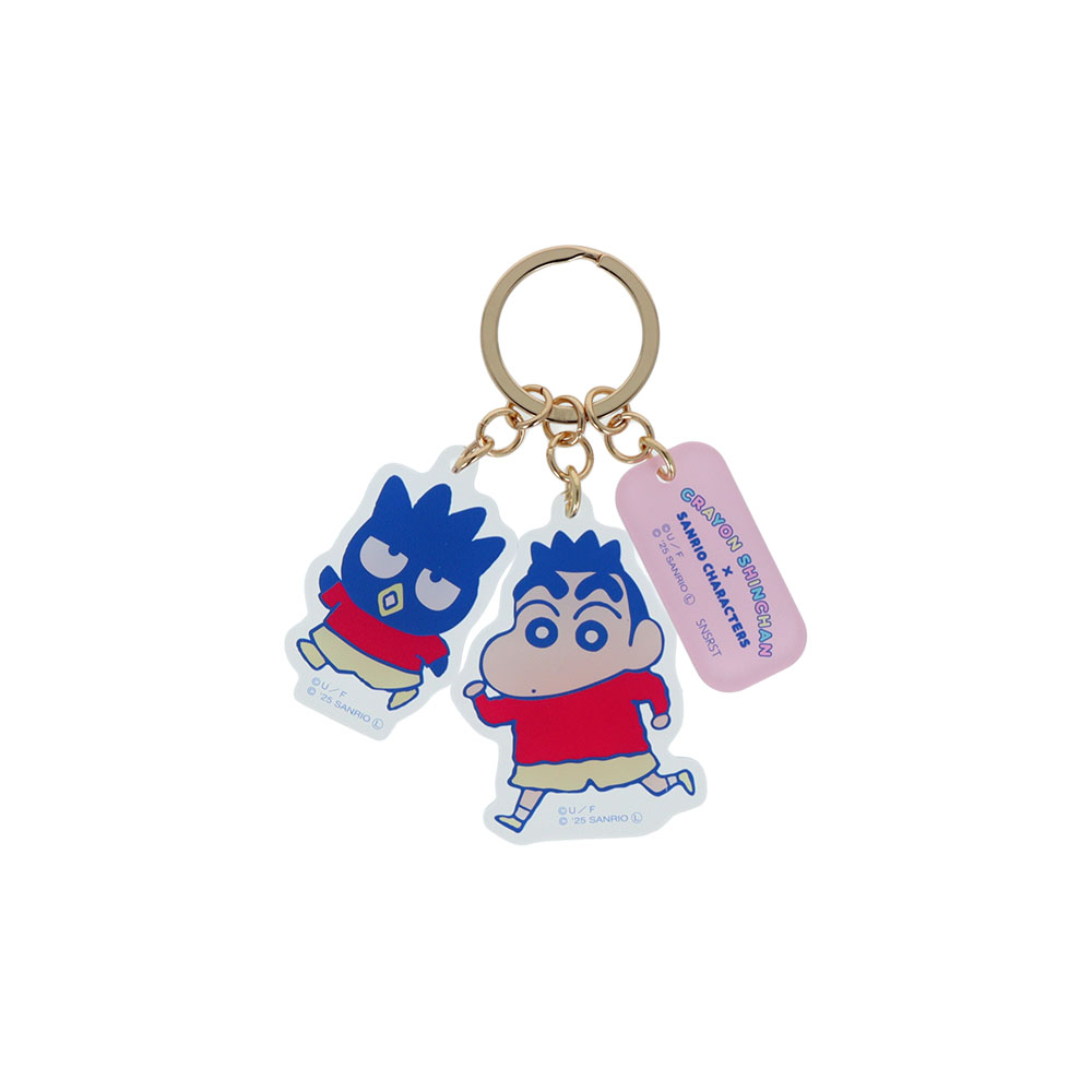 3連アクリルキーホルダー しんちゃん×バッドばつ丸02