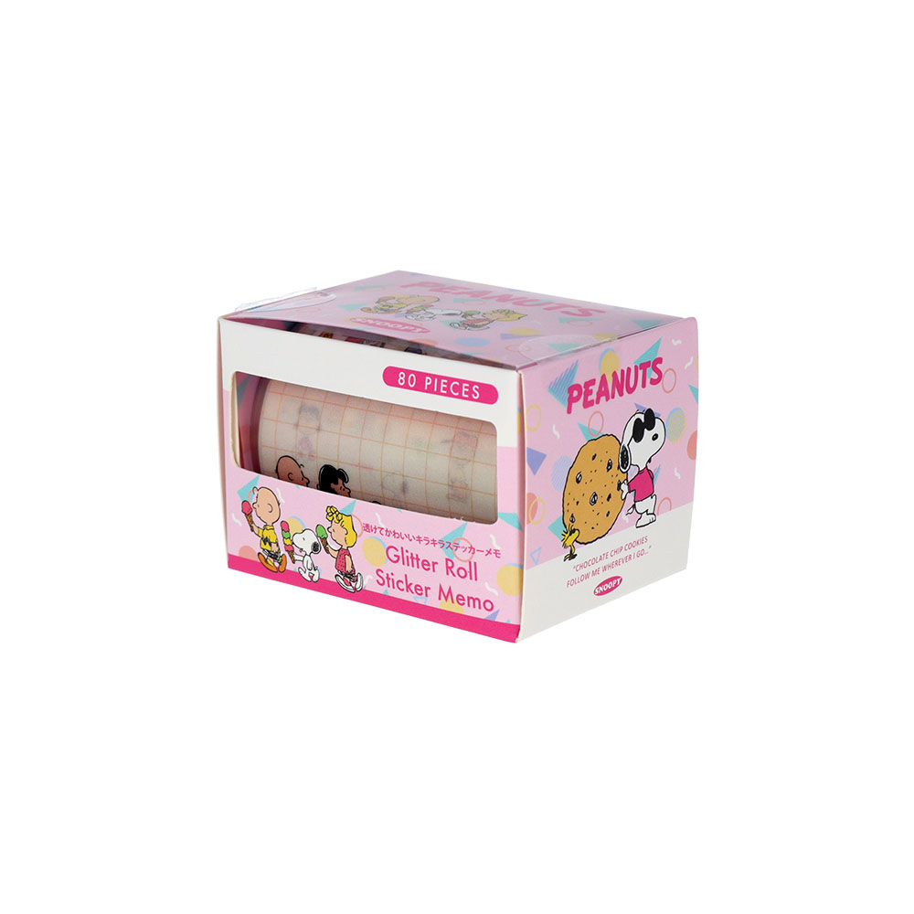 グリッターロールステッカーメモ　ポップ