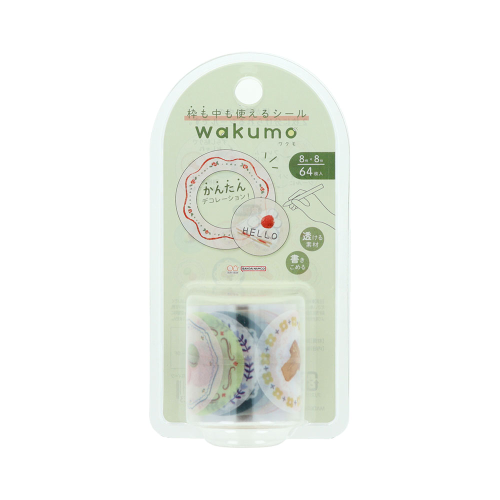 丸　お皿とスイーツ