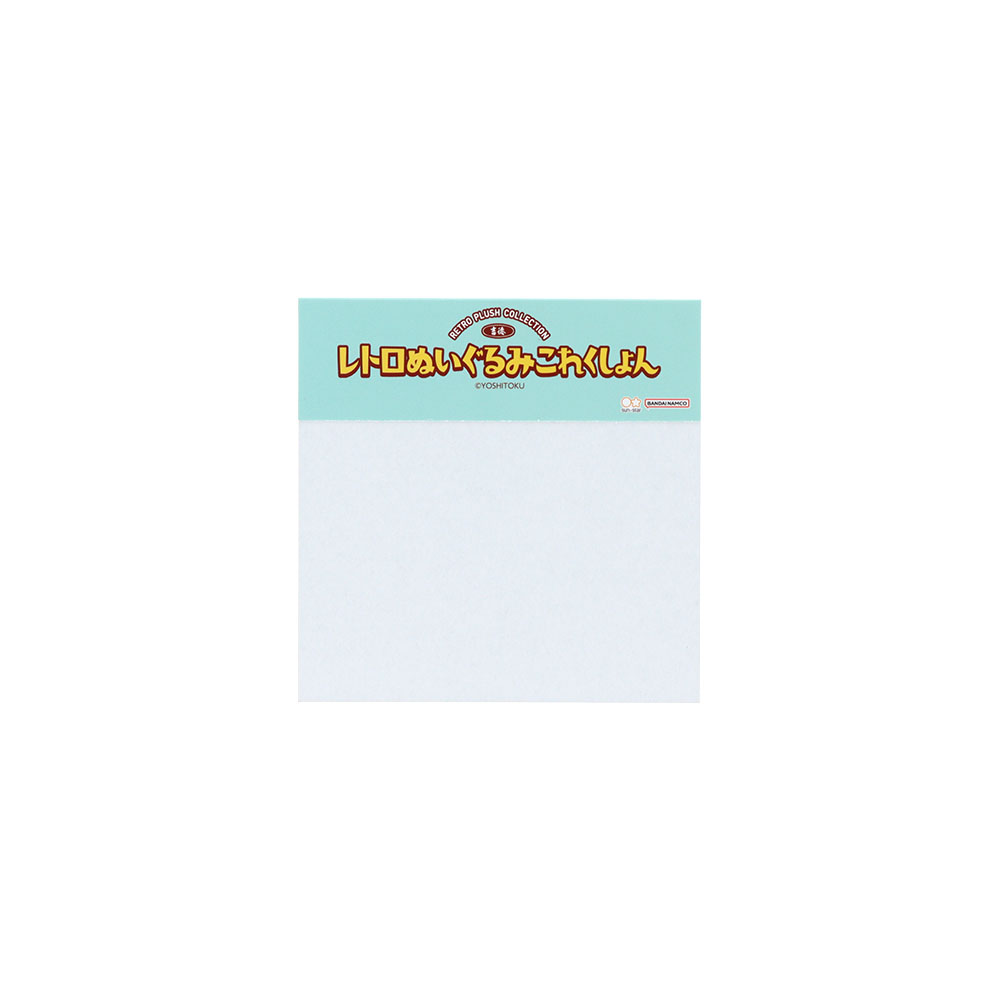 窓付スクエアメモ チェック(パッケージ裏)