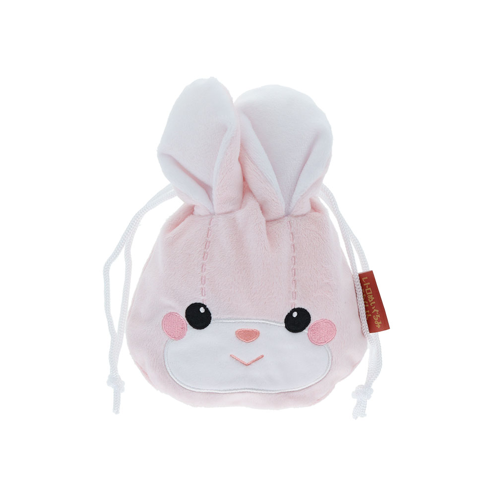 ぬいぐるみ巾着 クリーミーうさぎ(使用イメージ)