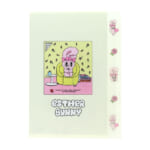 ダイカットクリアファイル5P　クリーム