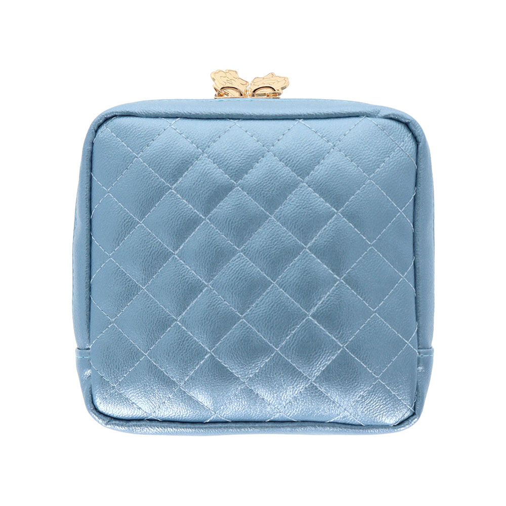 キルティングスクエアポーチ クリームバニー(裏)