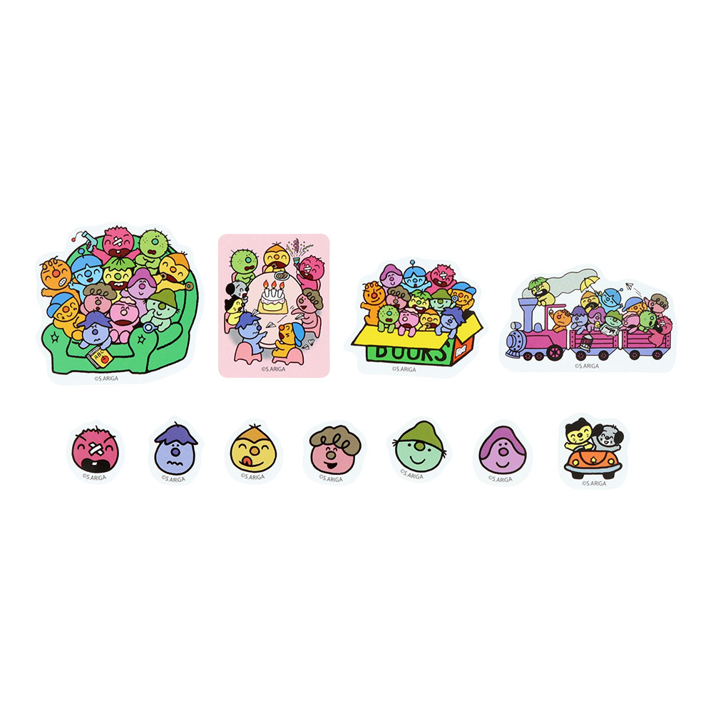 ピースシール B(ブルー)02