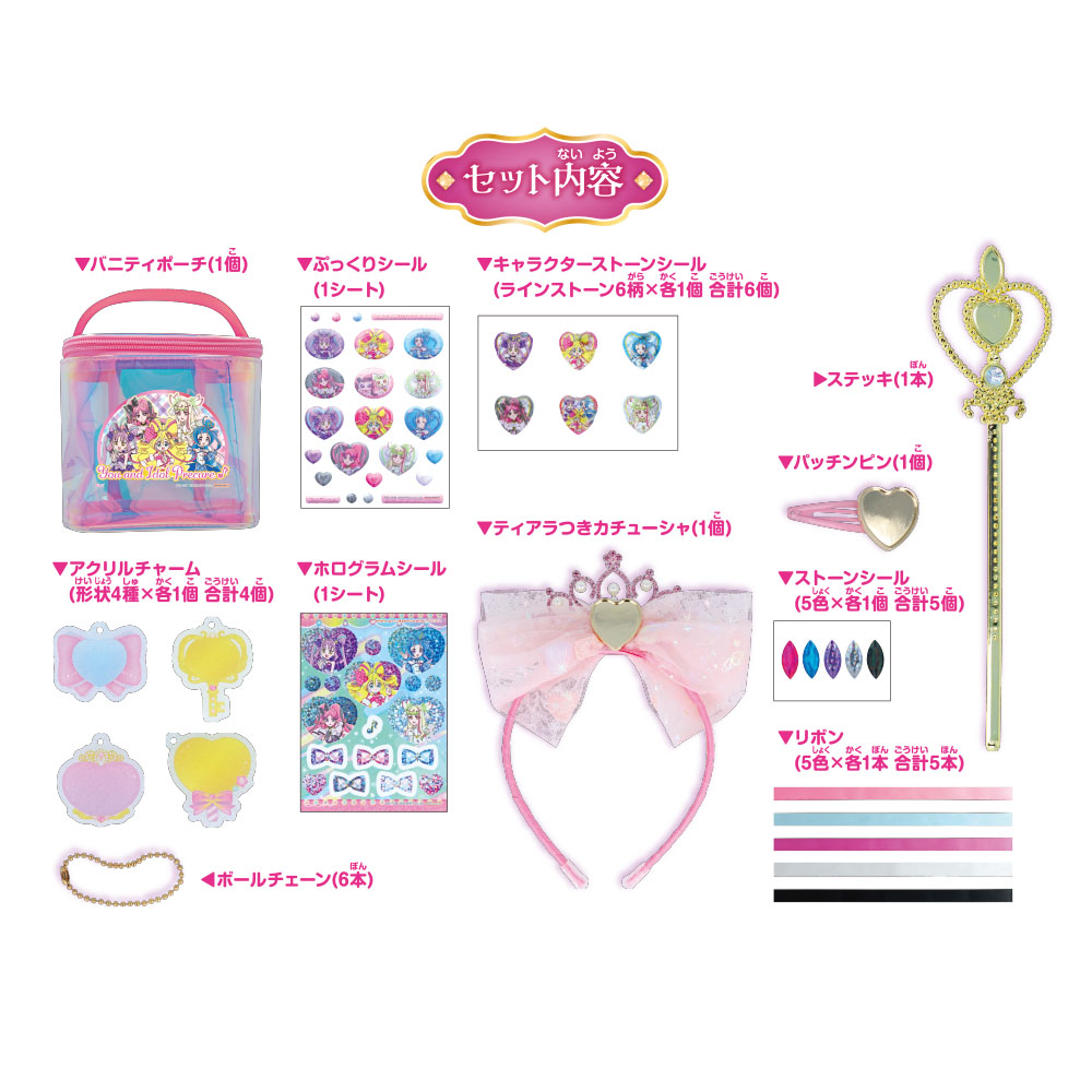 『キミとアイドルプリキュア♪』ファンシーデコール(セット内容2)