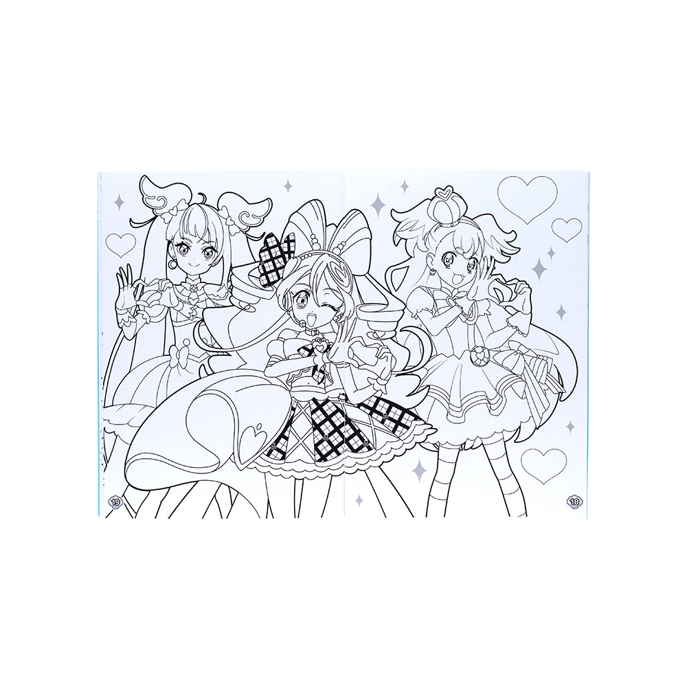 キラキラB5ぬりえ02