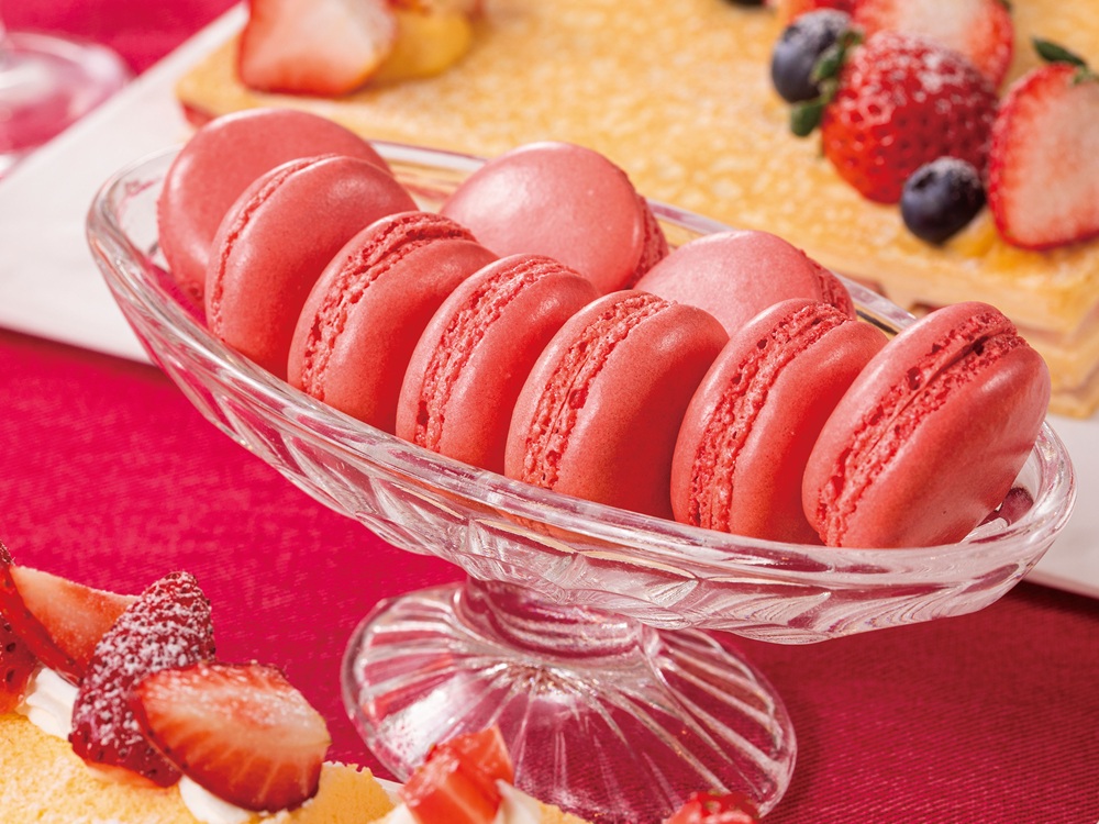 いちごマカロン