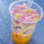 東京ディズニーシー「ダッフィー＆フレンズのハートフェルト・レターズ・オブ・フレンドシップ」スパークリングドリンク（オレンジ＆ライチー）