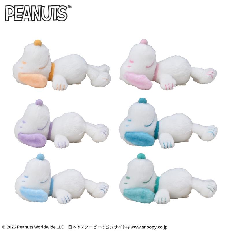 SNOOPY(TM)　マスコット　あおむけポーズ　カラフル2022