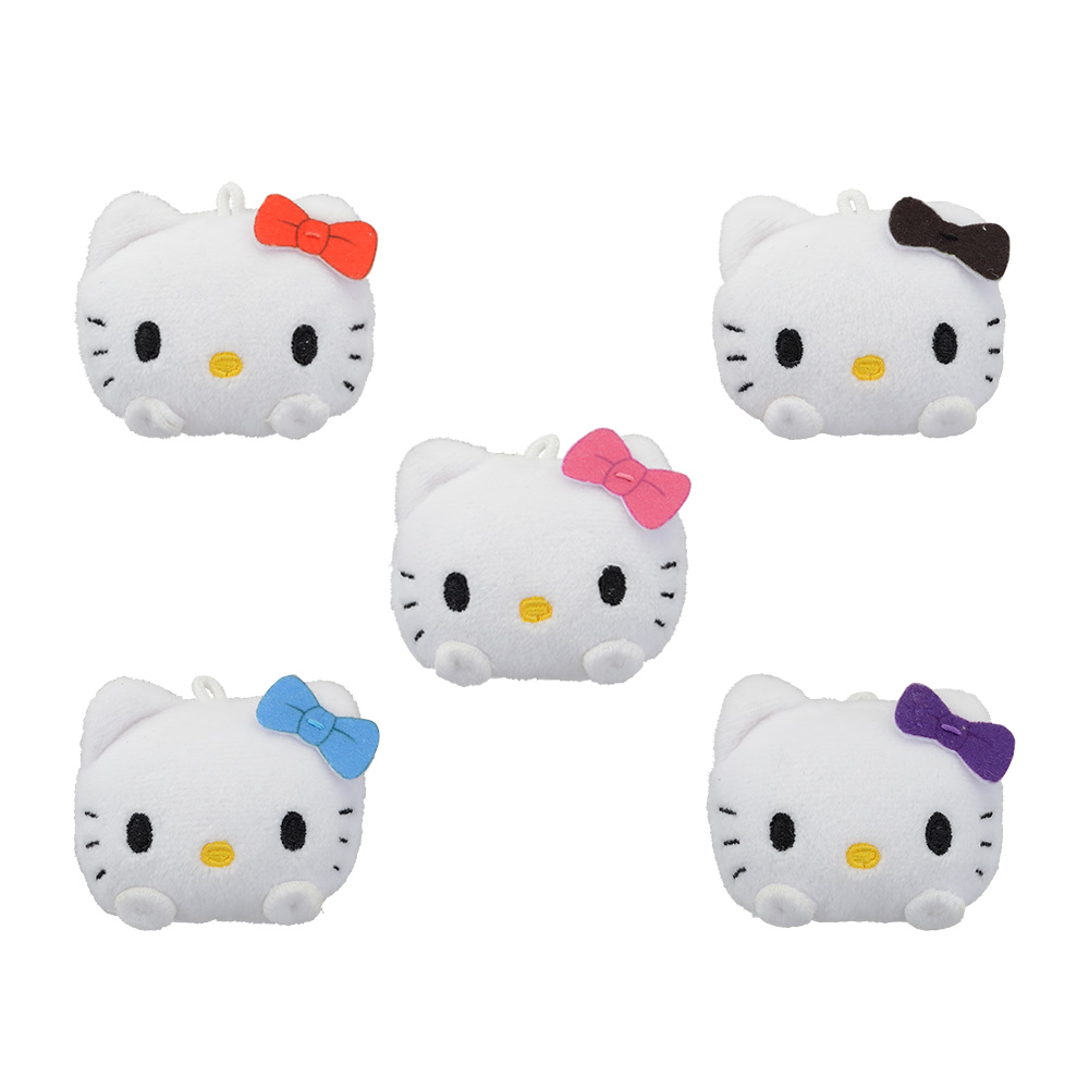 ハローキティ　おてて付フェイスプチマスコット