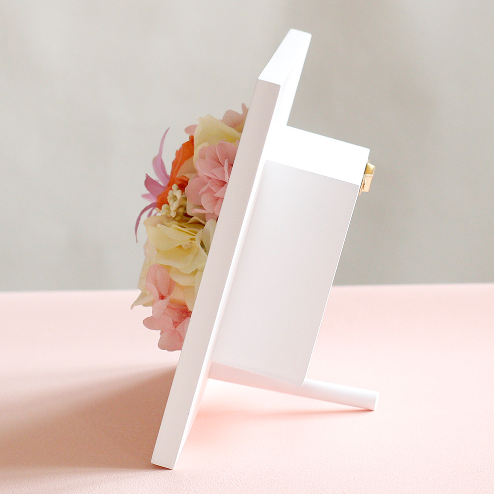 ディズニー/プリザーブドフラワー「フレーム(ミッキー&ミニー)」 サイド