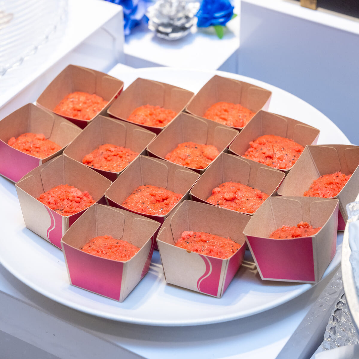 あまおう苺とアールグレイのカップケーキ