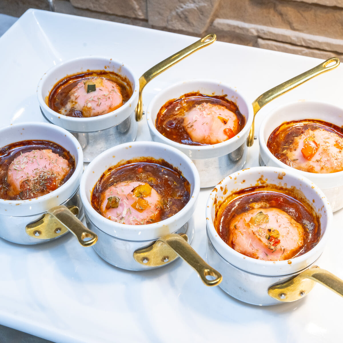 黒豚とビーフのミートローフ バルサミコ風味