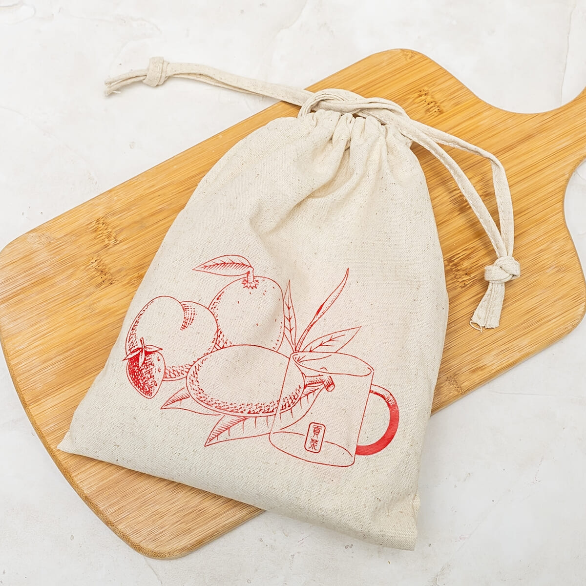 「フルーツティーアソート」オリジナル巾着2