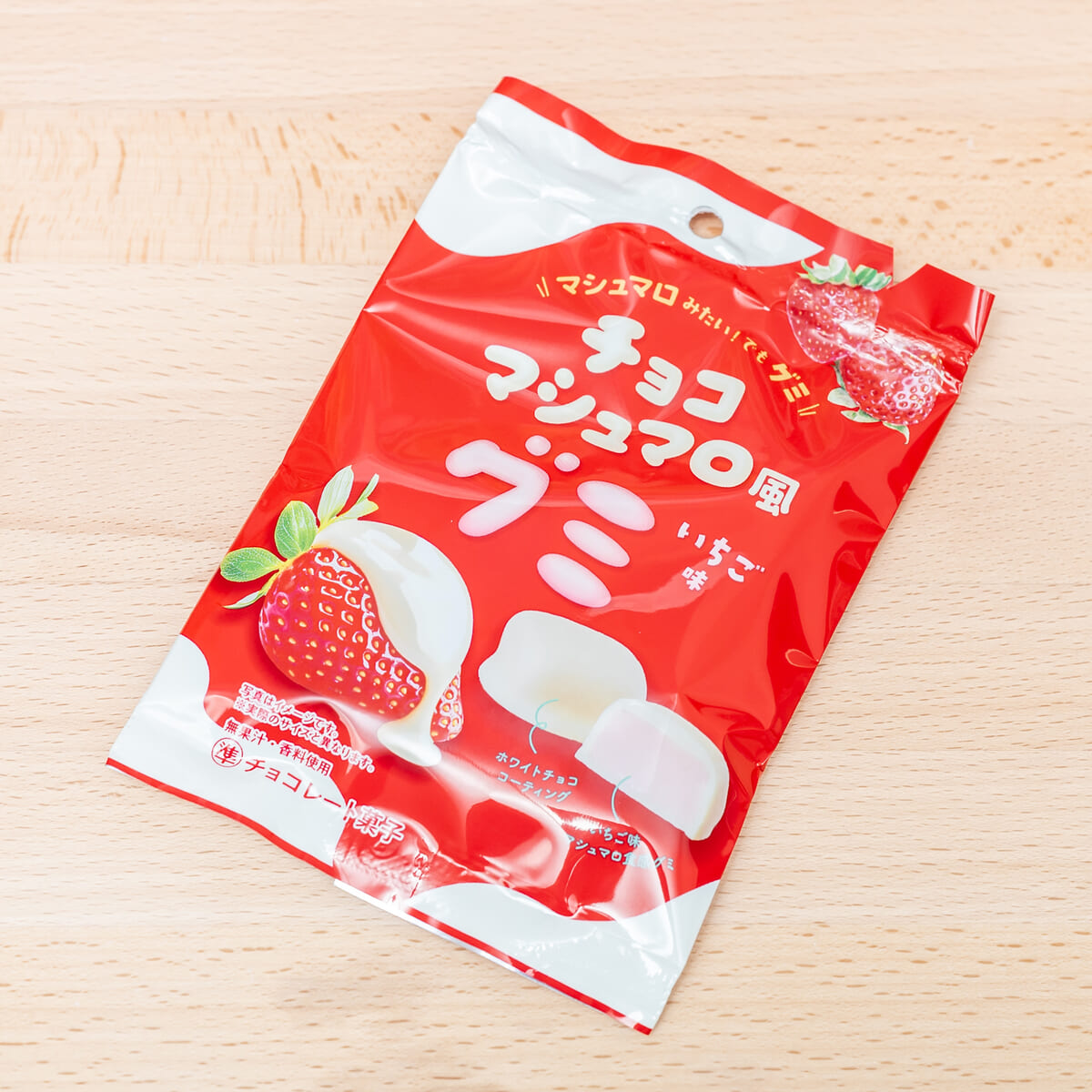 チョコマシュマロ風グミいちご味