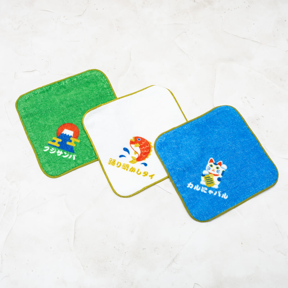 踊るお年賀タオル