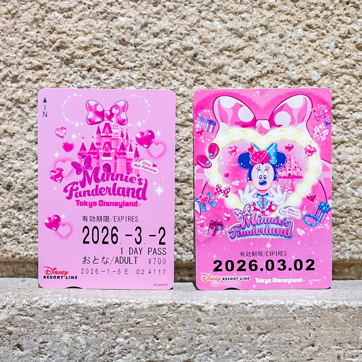 ディズニーリゾートライン「ディズニー・パルパルーザ“ミニーのファンダーランド”」フリーきっぷ