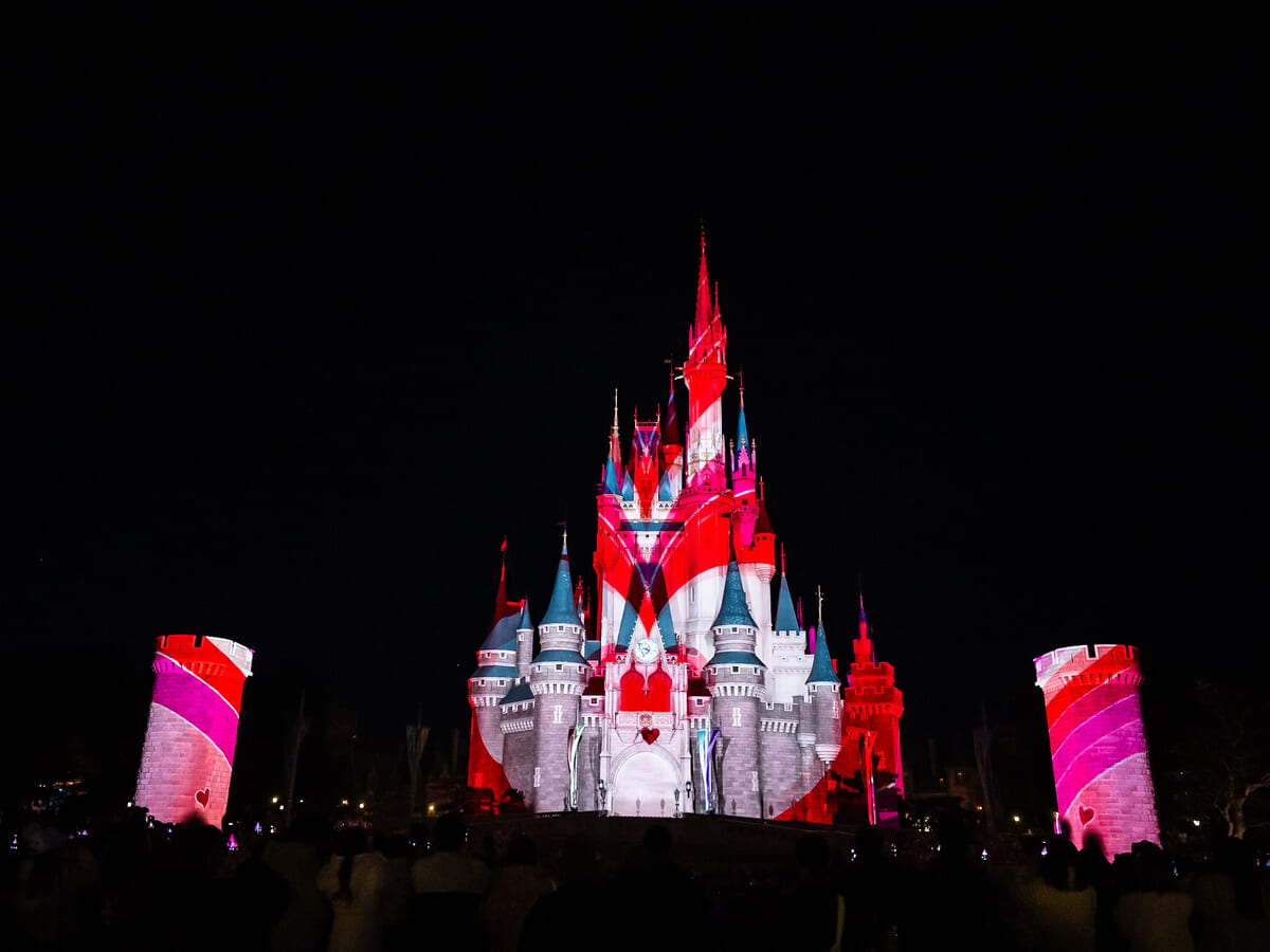 キュートなハートのモチーフ