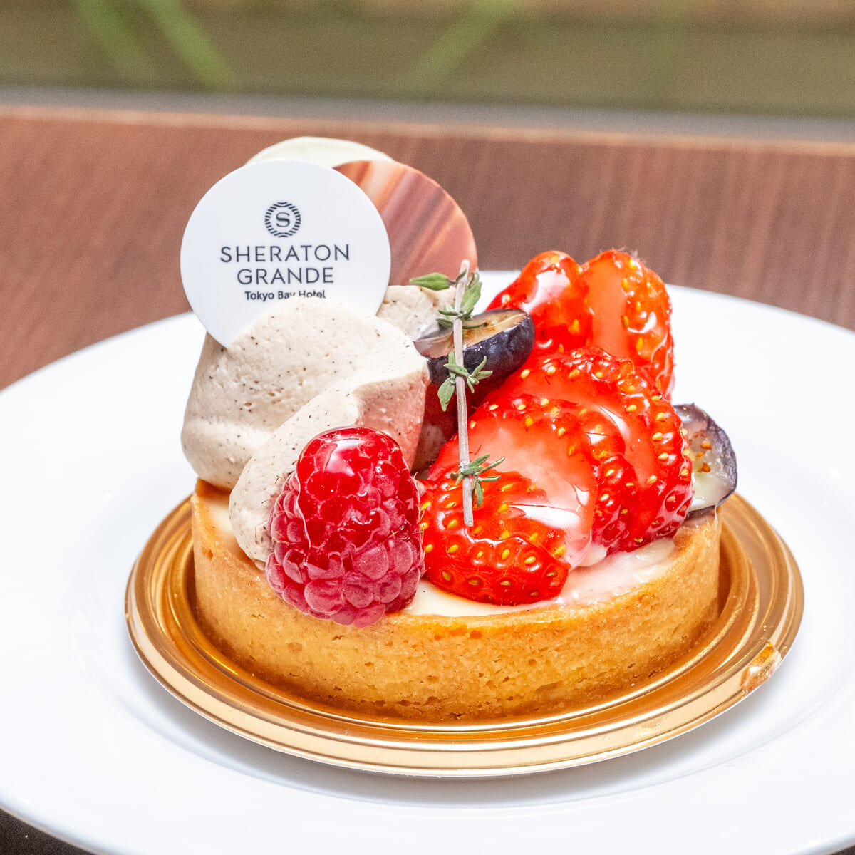 紅茶といちごのタルト