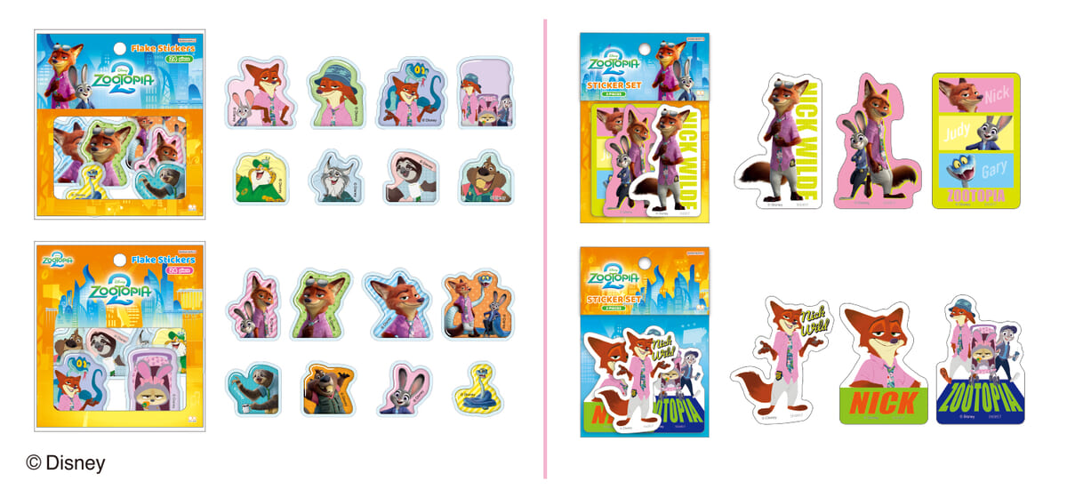 ぷっくりフレークシール　ステッカーセット