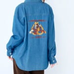 ユニセックスデニムシャツ