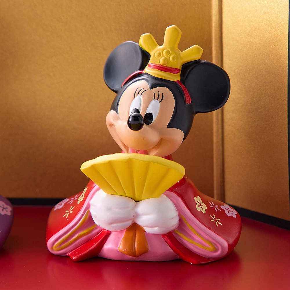 コンパクトに置けるおひなさま　ミニー