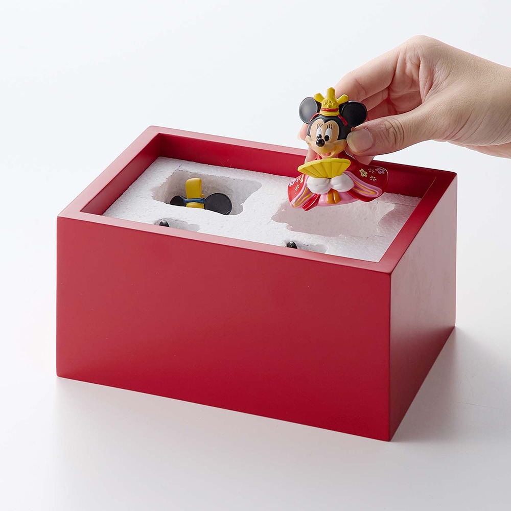 コンパクトに置けるおひなさま　収納時