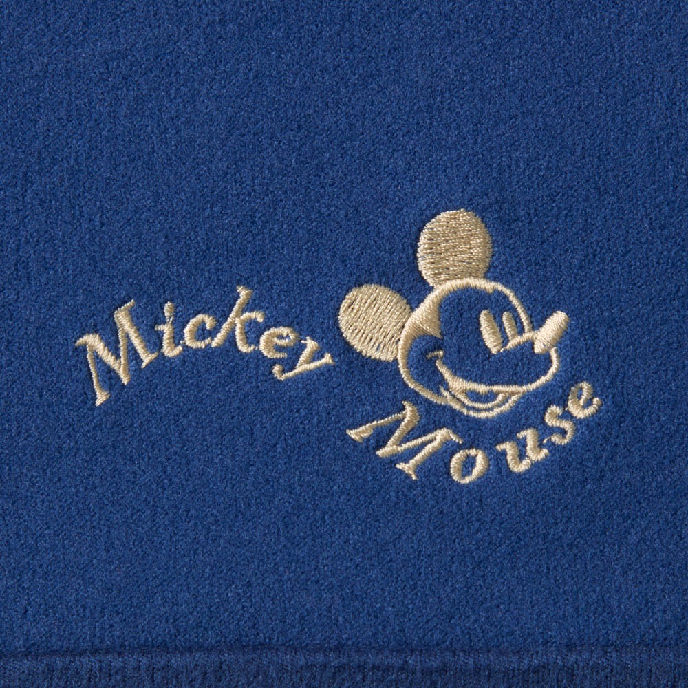 起毛ボーダーチュニック　ミッキー　デザインアップ