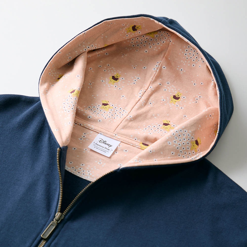 ジップパーカ　プーさん　デザインアップ　フード