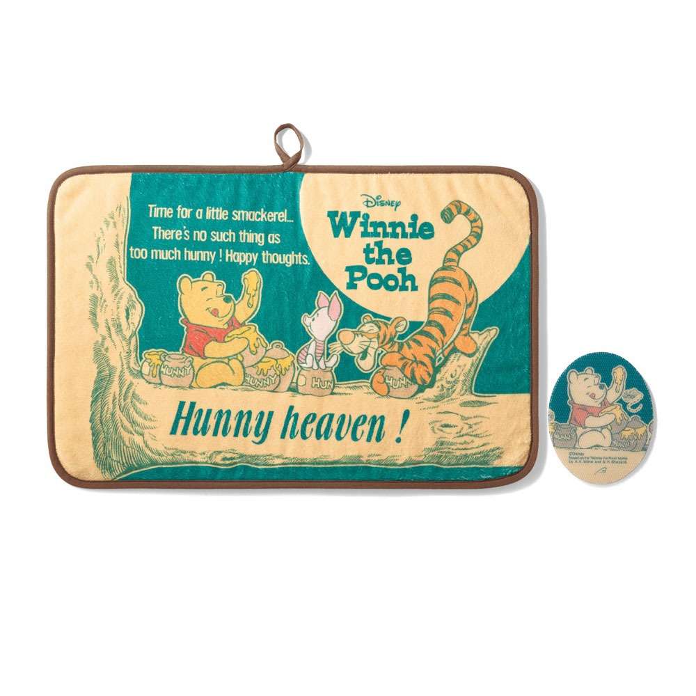 ふんわりマイクロファイバーのマルチマット プーさん