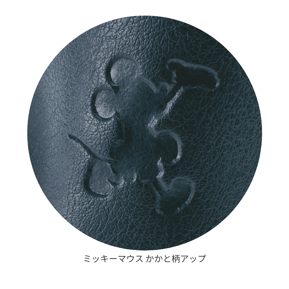 ベルトスリッポンシューズ ミッキー デザインアップ かかと