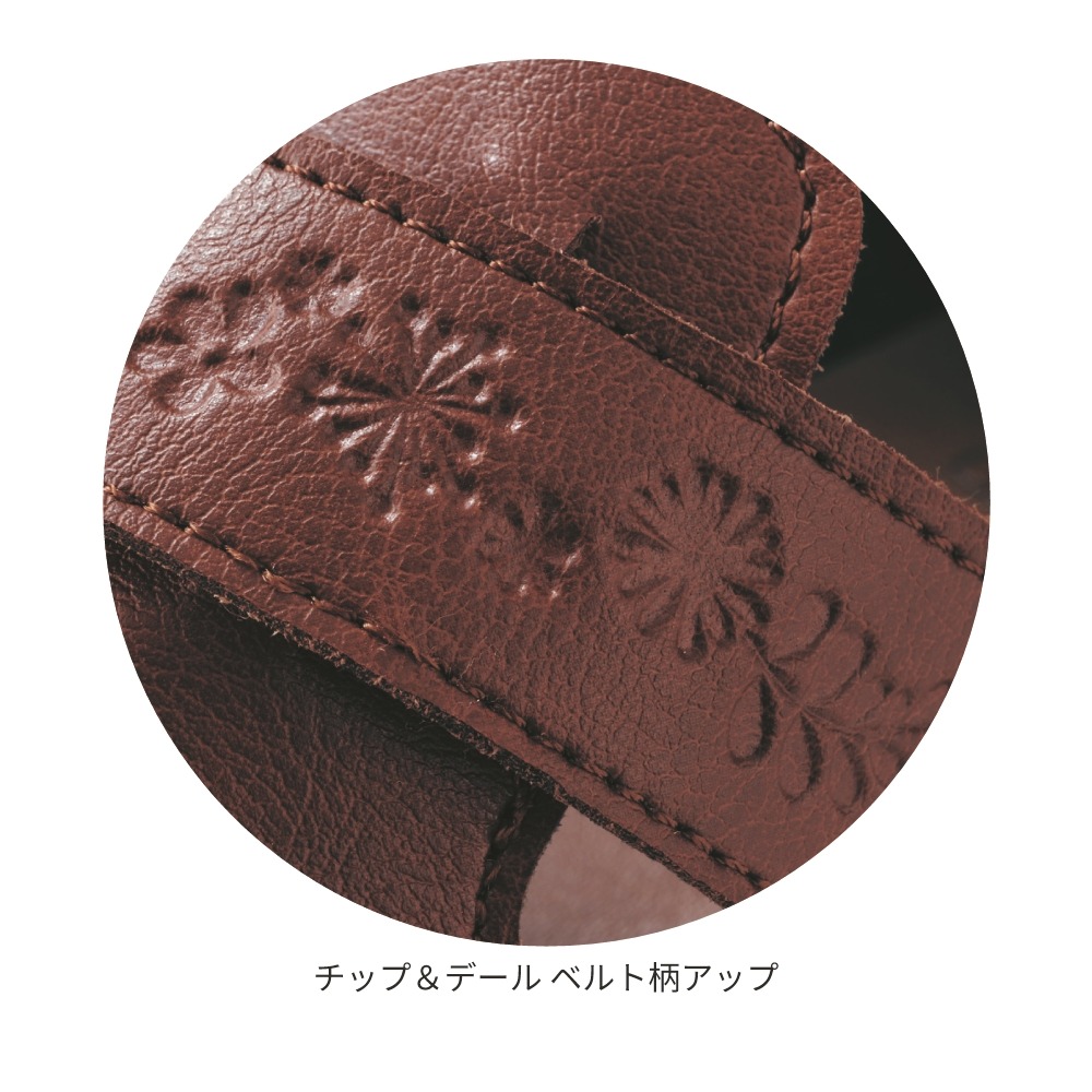 ベルトスリッポンシューズ チップ&デール デザインアップ