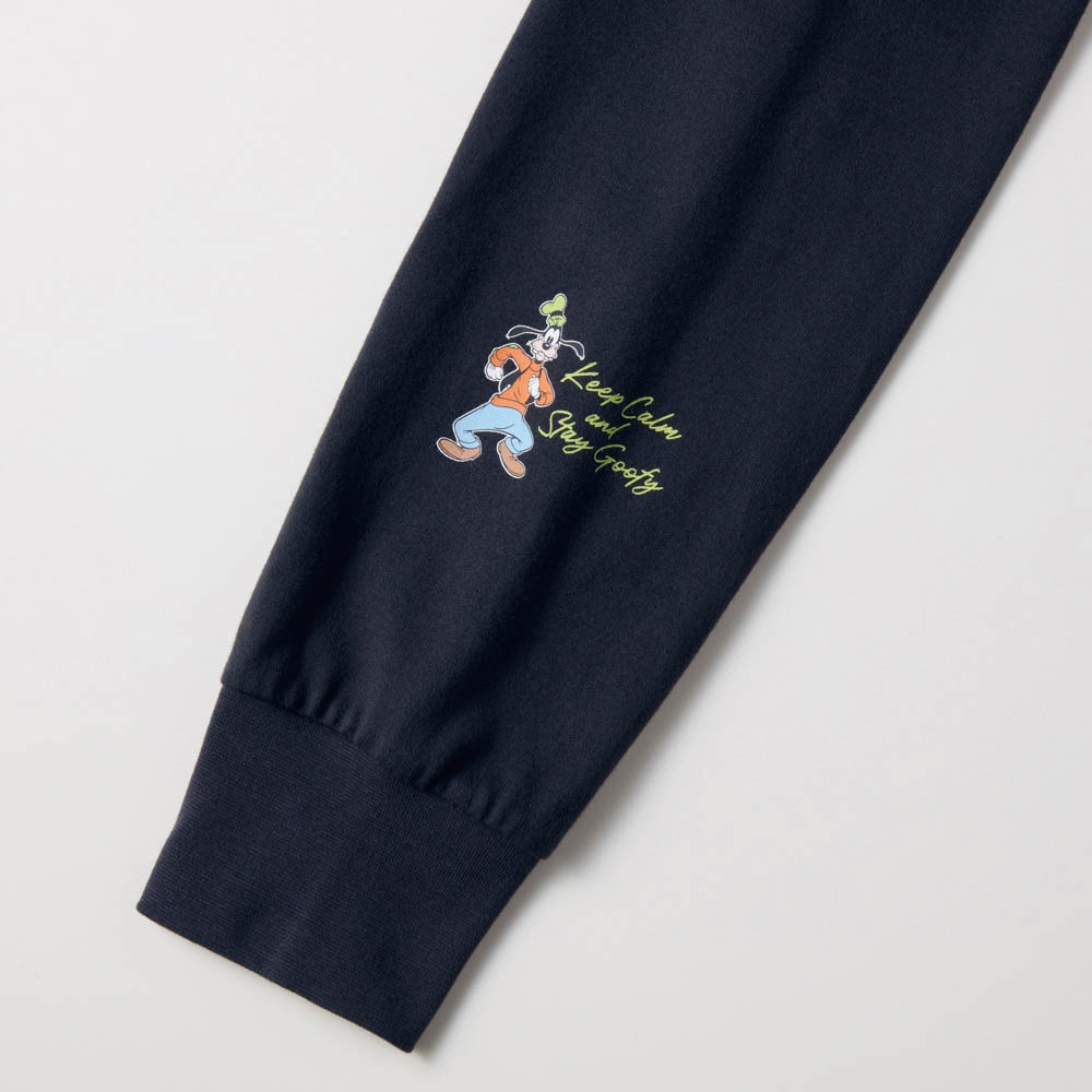 ユニセックス長袖Tシャツ グーフィー デザインアップ 袖