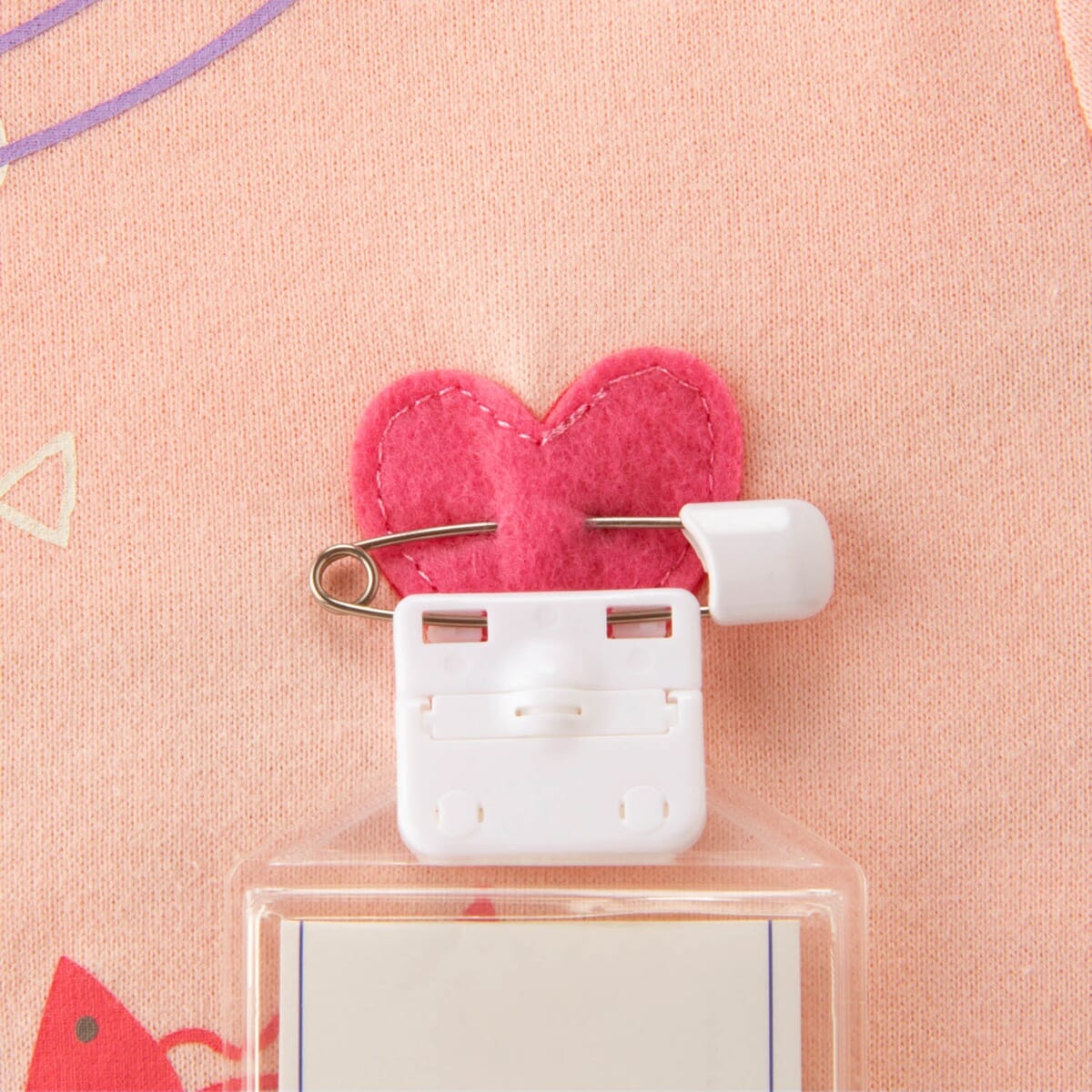 名札ココ 後ろ姿がかわいい長袖切替えプルオーバー　ワッペン