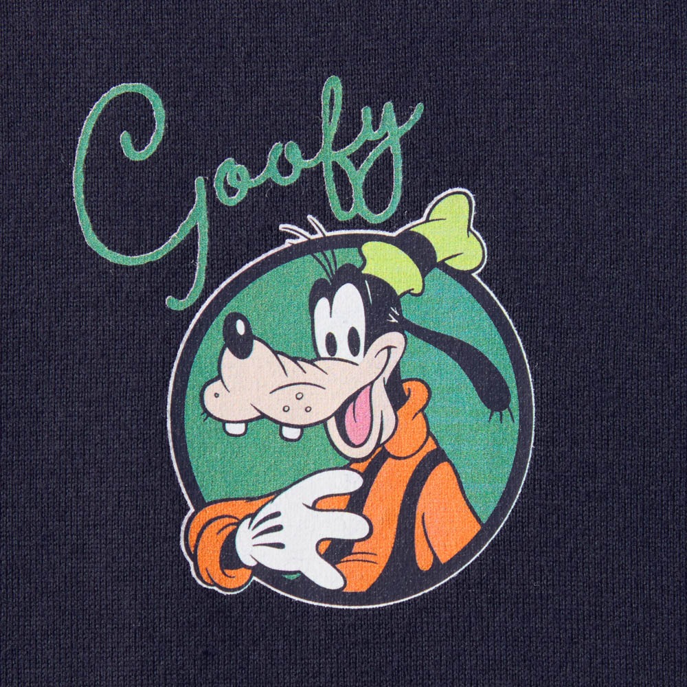 ユニセックス長袖Tシャツ グーフィー デザインアップ