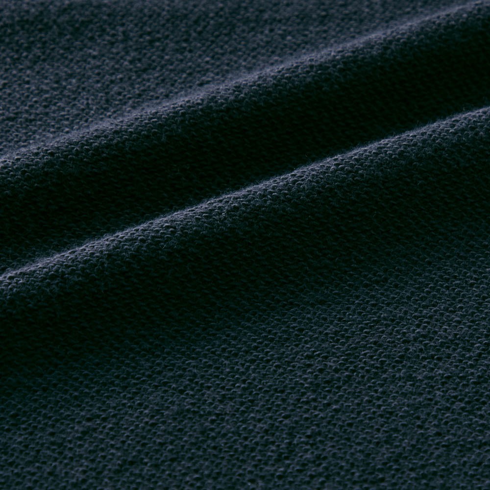 ユニセックス裏毛プルパーカ　素材アップ