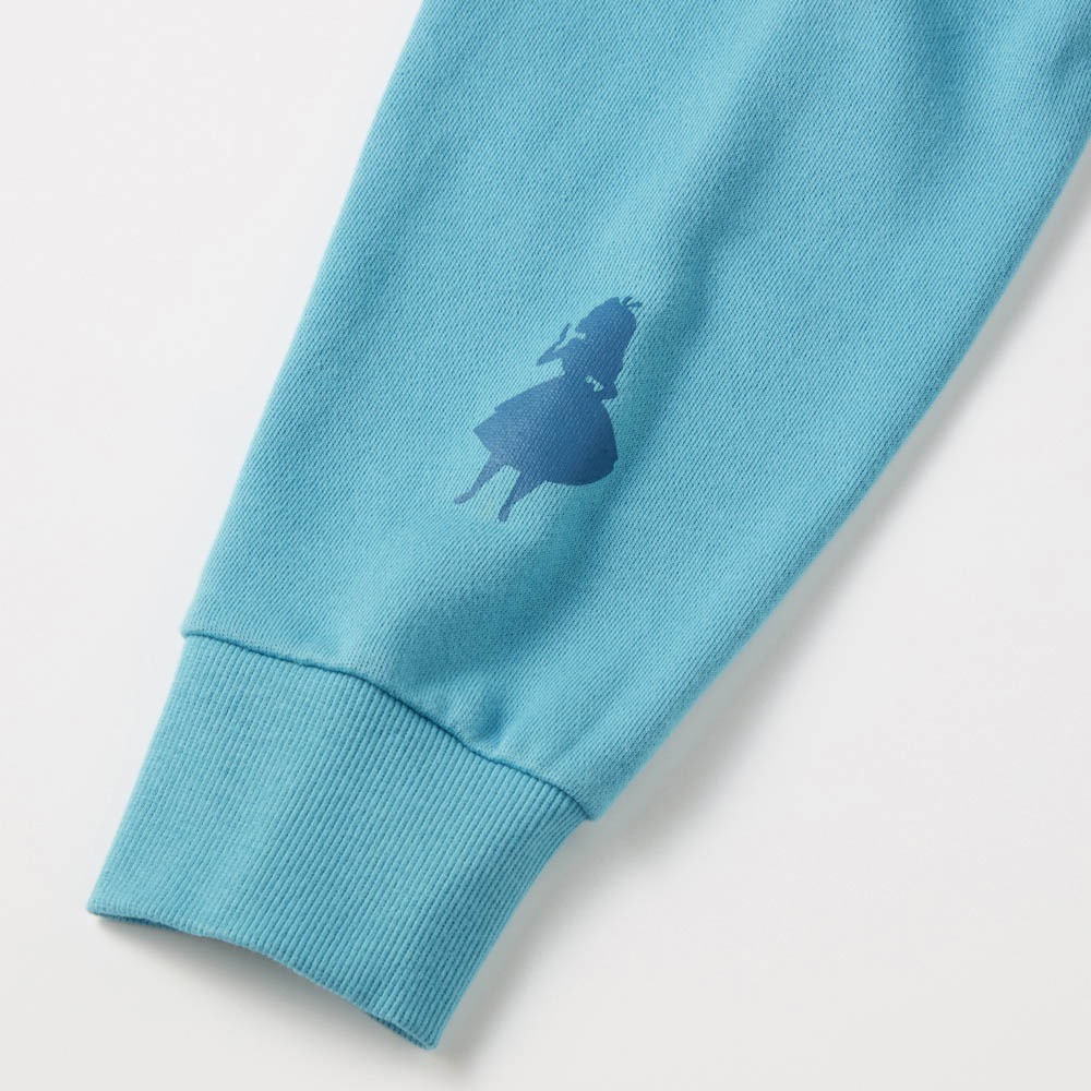 ユニセックス裏毛プルパーカ　アリス　デザインアップ