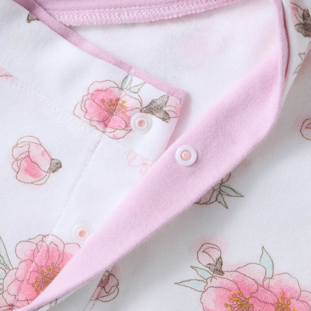 袴風セットアップ　ボタン