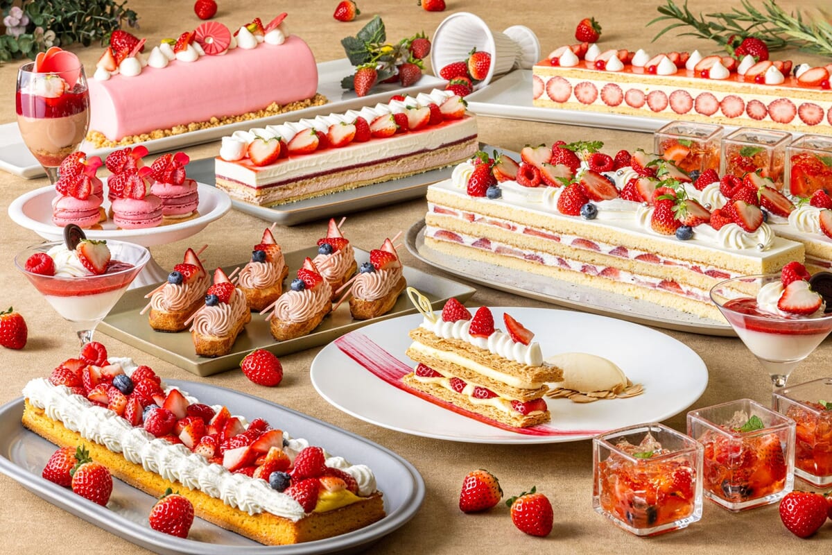 横浜ベイシェラトン ホテル＆タワーズ「シーウインド」ナイトスイーツブッフェ Sweets Parade ～ストロベリー～