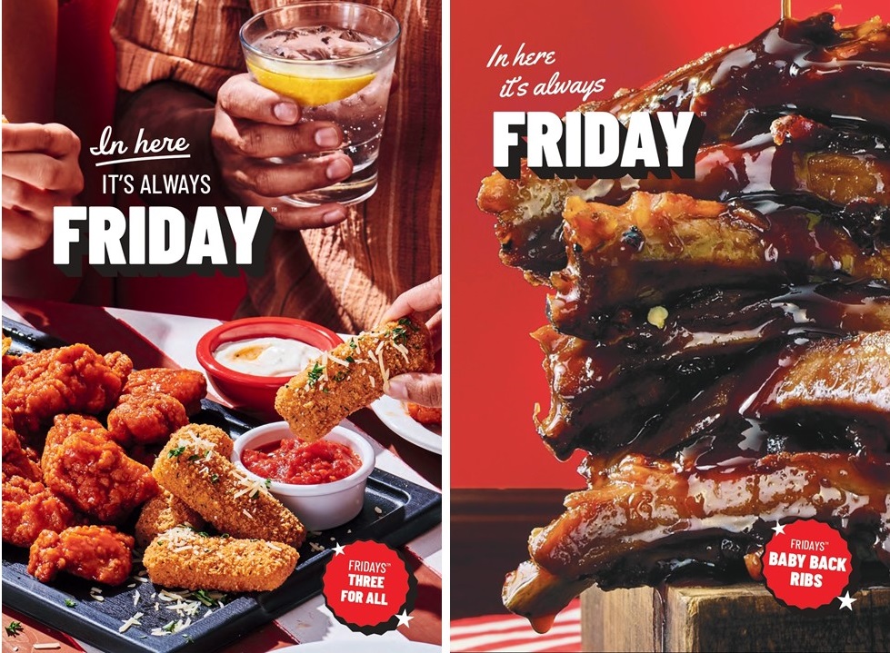 TGI フライデーズ「グランドメニュー」フルリニューアル